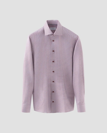 Eton Houndstooth Signature Slim-Fit Twill Shirt