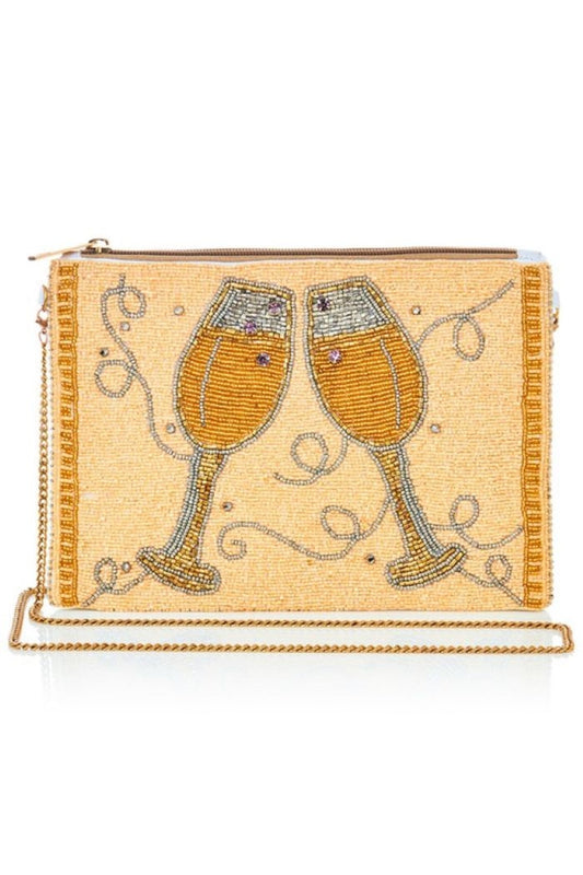 Cheers to Fun Beaded Clutch