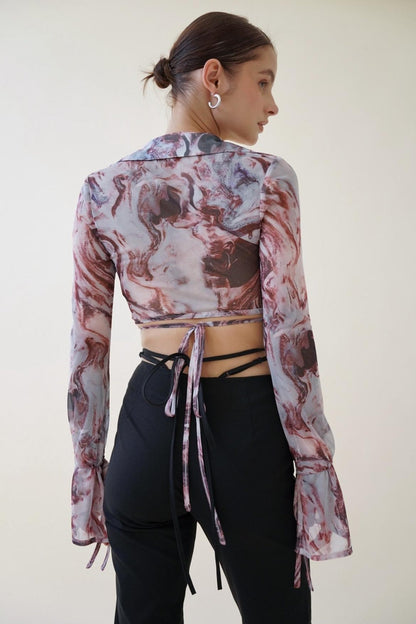 Multicolored Crop Top