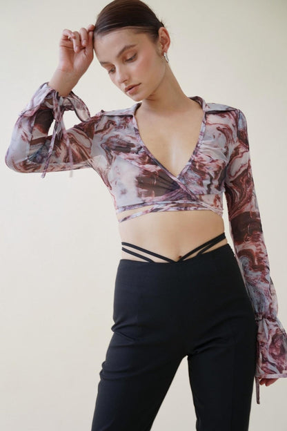 Multicolored Crop Top
