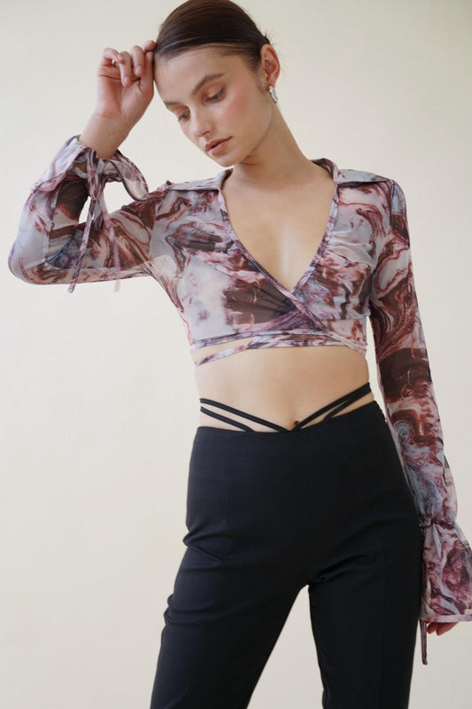 Multicolored Crop Top