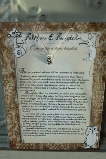 Chipmunk storybook necklace