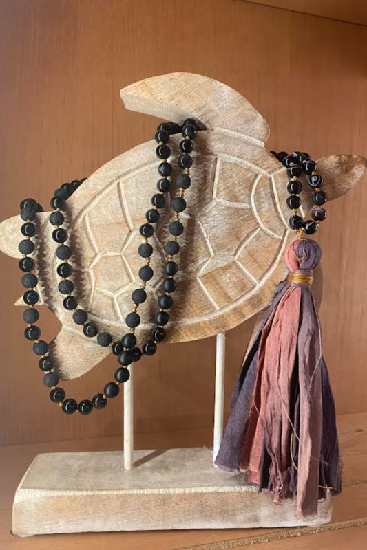 Chloe Indian Silk Tassel Mala Necklace
