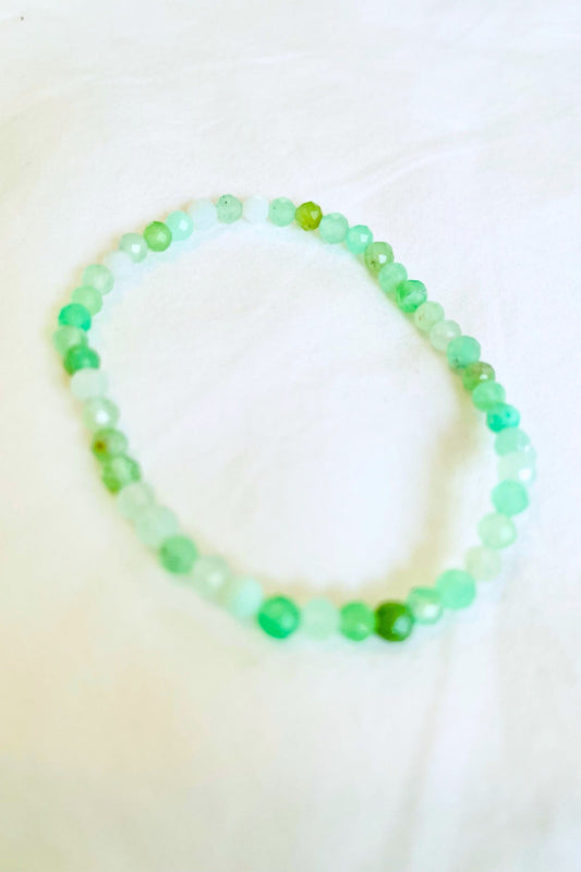Chrysoprase Healing Gem Bracelet - 4MM