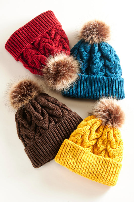 Chunky Cableknit Hat
