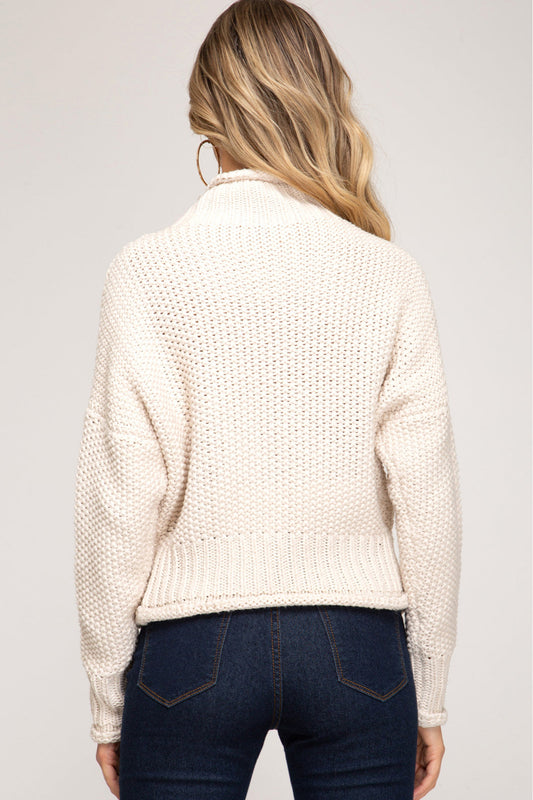 Chunky Turtleneck Sweater