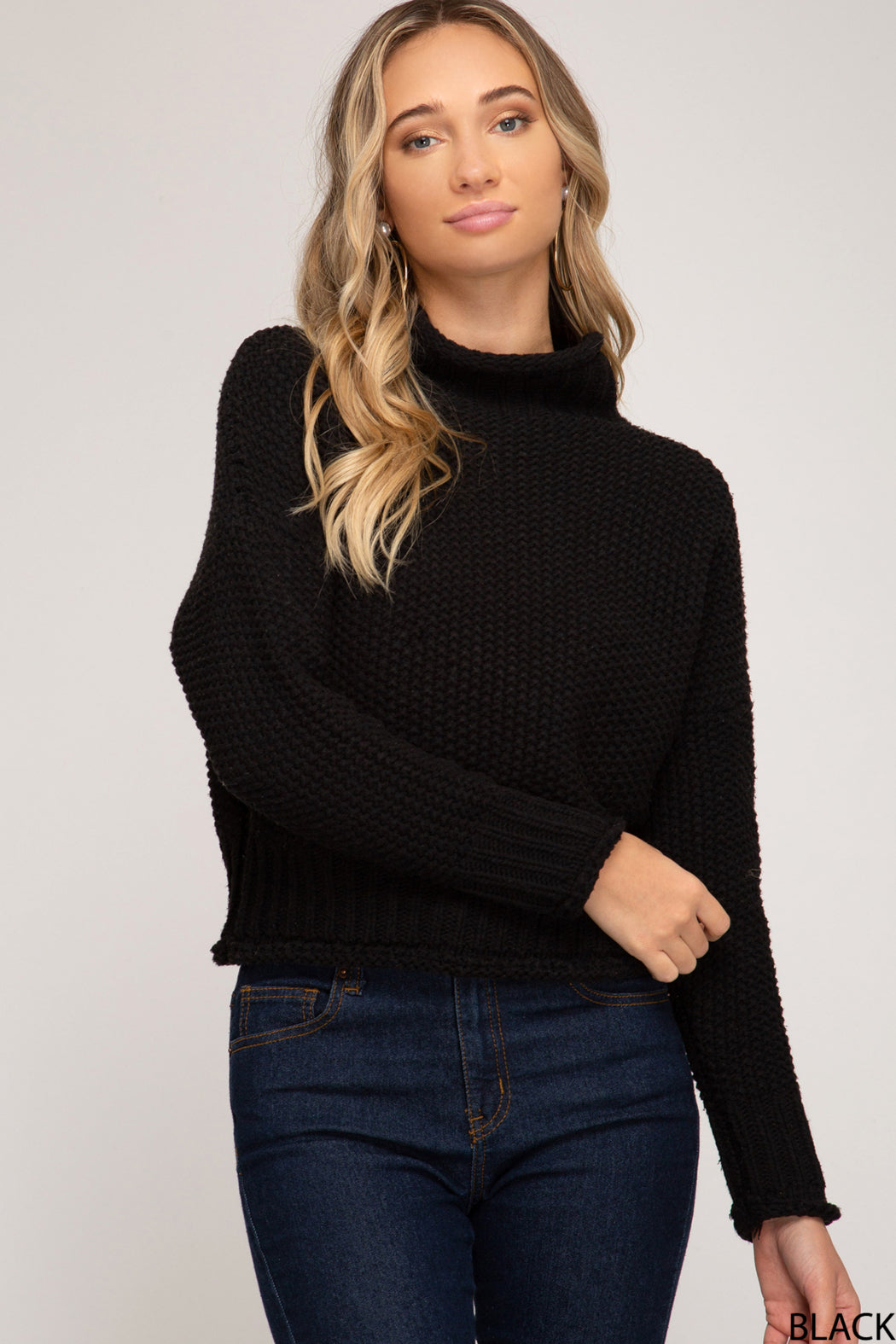 Chunky Turtleneck Sweater