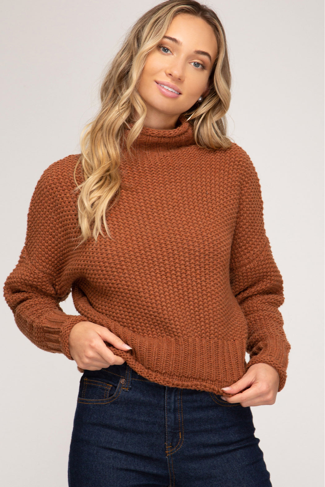 Chunky Turtleneck Sweater