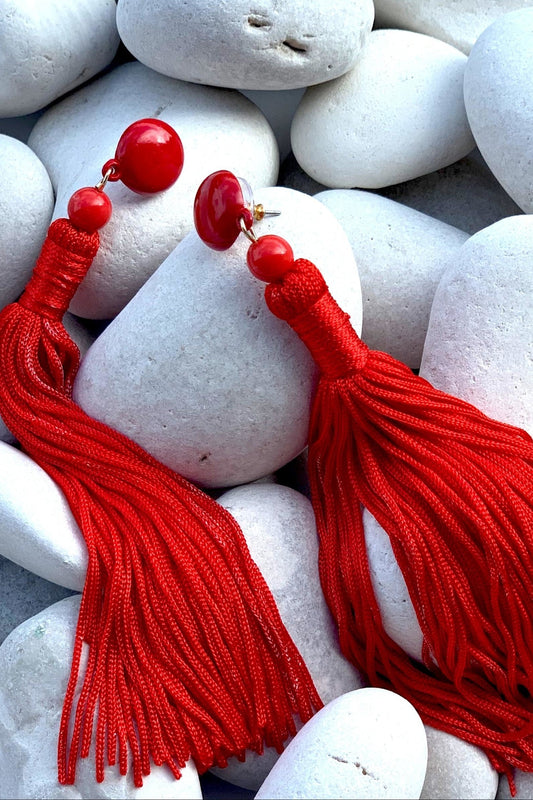 Long Tassel Earrings
