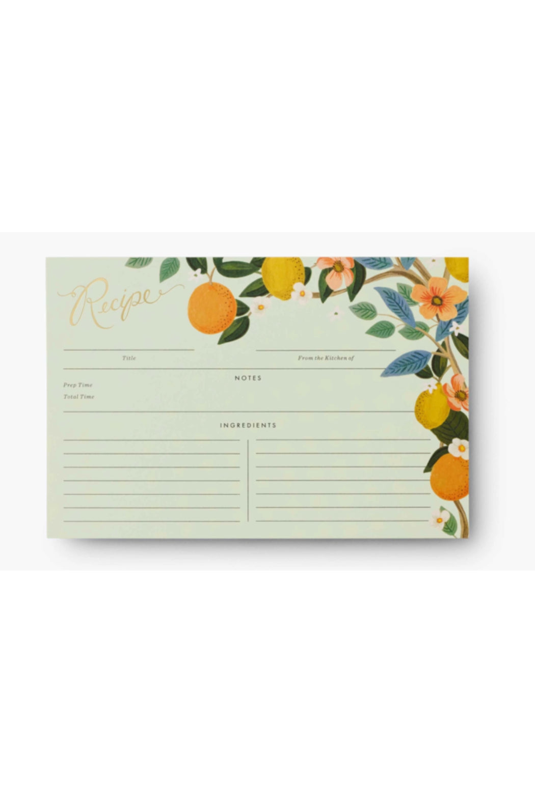 CITRUS GROVE RECIPE CARD (12PACK)