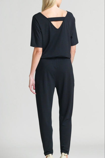 Crepe Jogger Jumpsuit