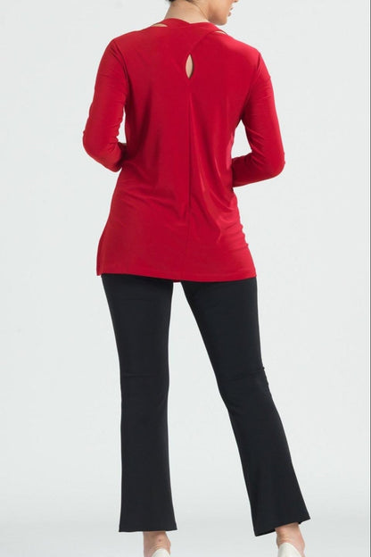 Cut-Out Back Tunic