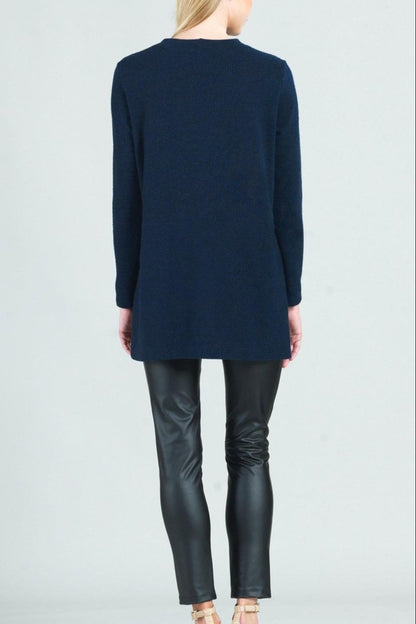 Heathered Soft - Tunic Slit-Angle-Hem