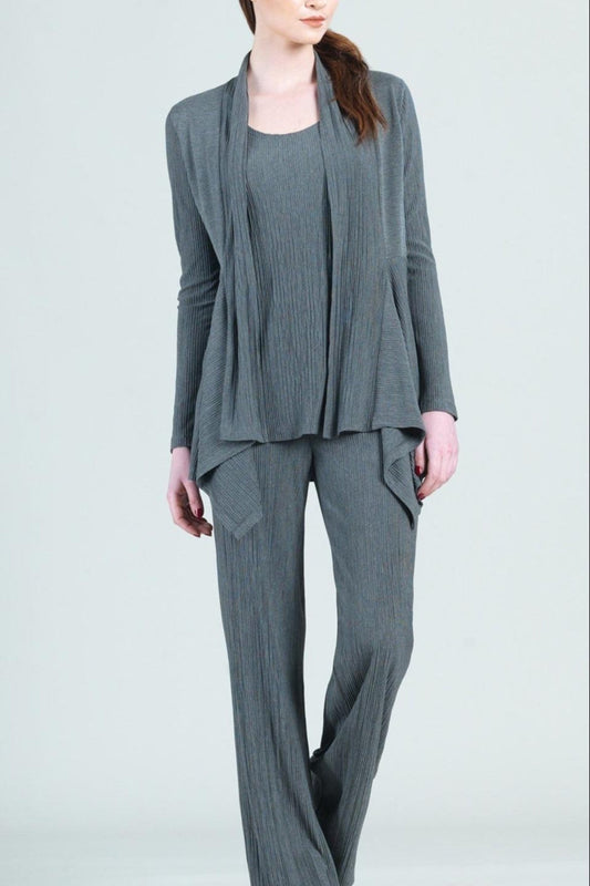 Pleated Cardigan Twin-Set