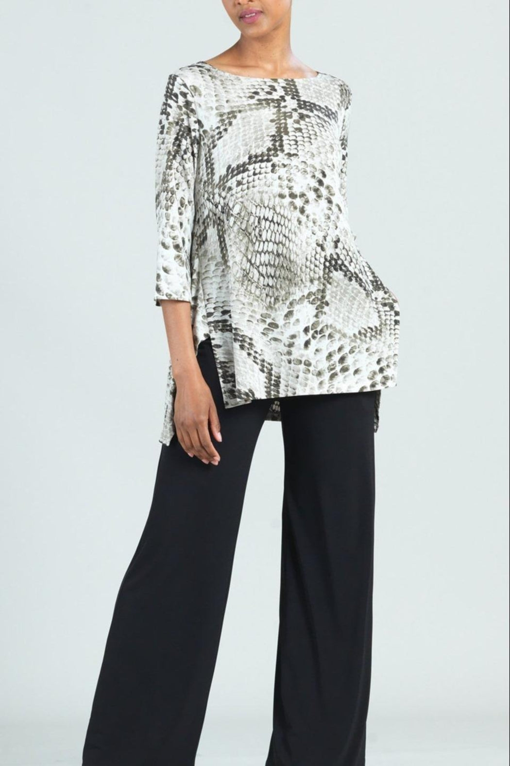 Python-Print Parachute-Hem Tunic