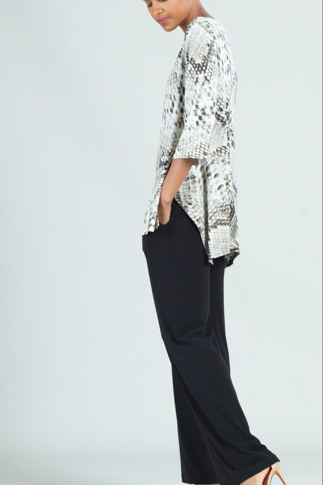 Python-Print Parachute-Hem Tunic