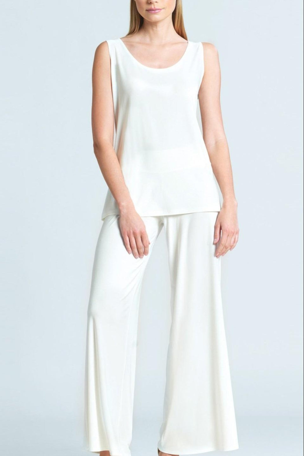 Scoop-Neck Mid-Hip Length-Tank