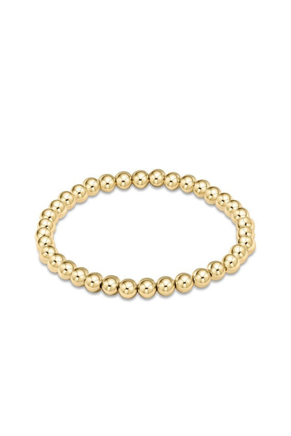 Classic Gold 5mm Bead Bracelet