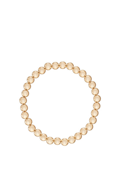 Classic Gold 6mm Bead Bracelet