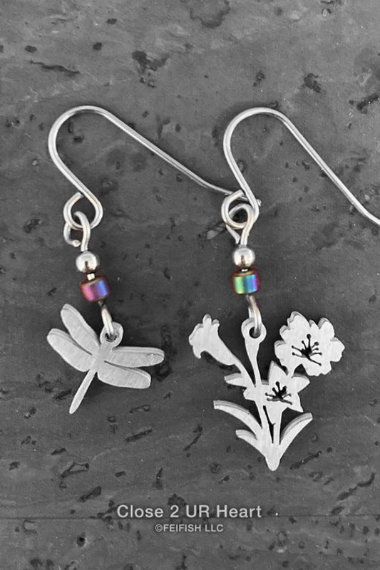 Close 2 UR Heart Stainless Steel Earrings