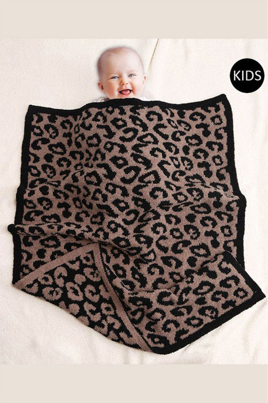 Coffee Leopard Blanket