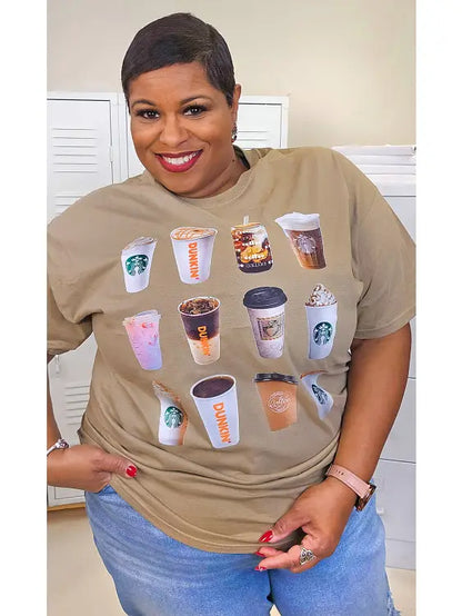 Give Me All the Coffee Graphic T-Shirt