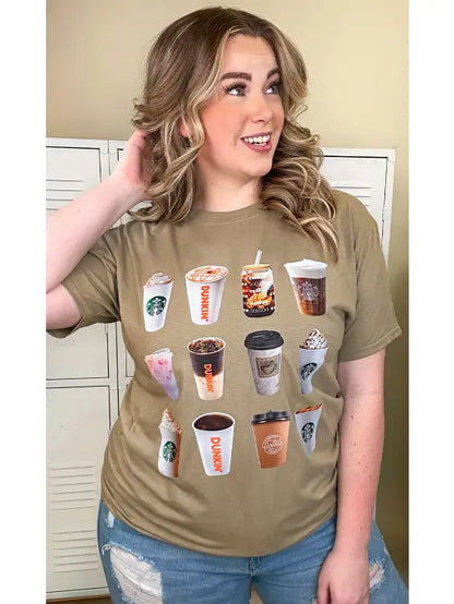 Give Me All the Coffee Graphic T-Shirt