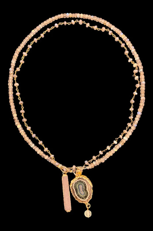 Converter labradorite necklace