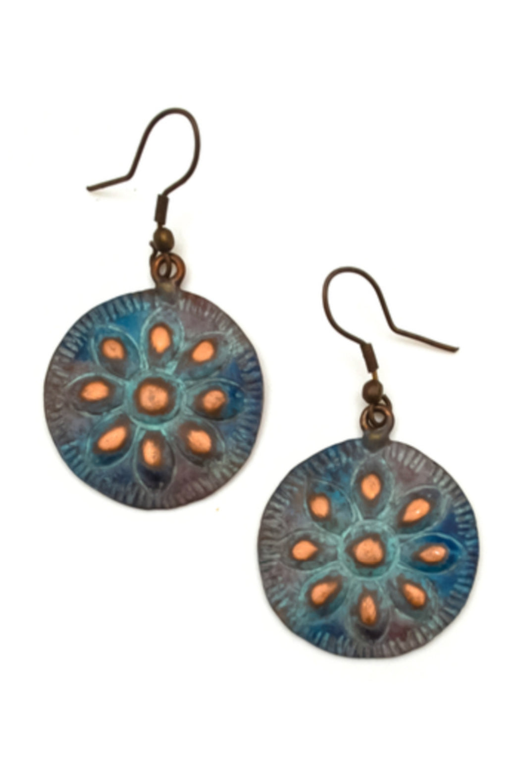 Copper Patina Earrings