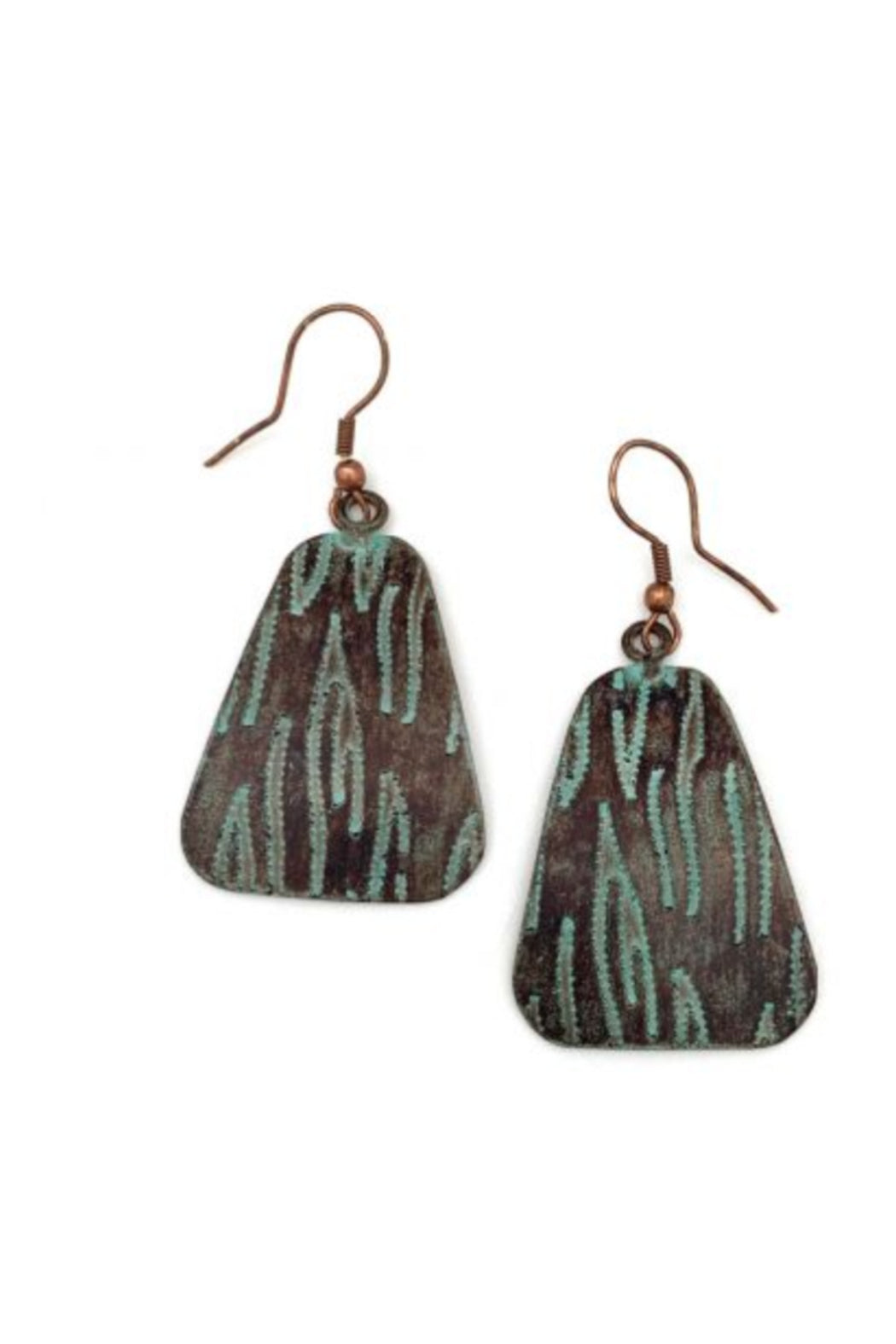 Copper Patina Earrings