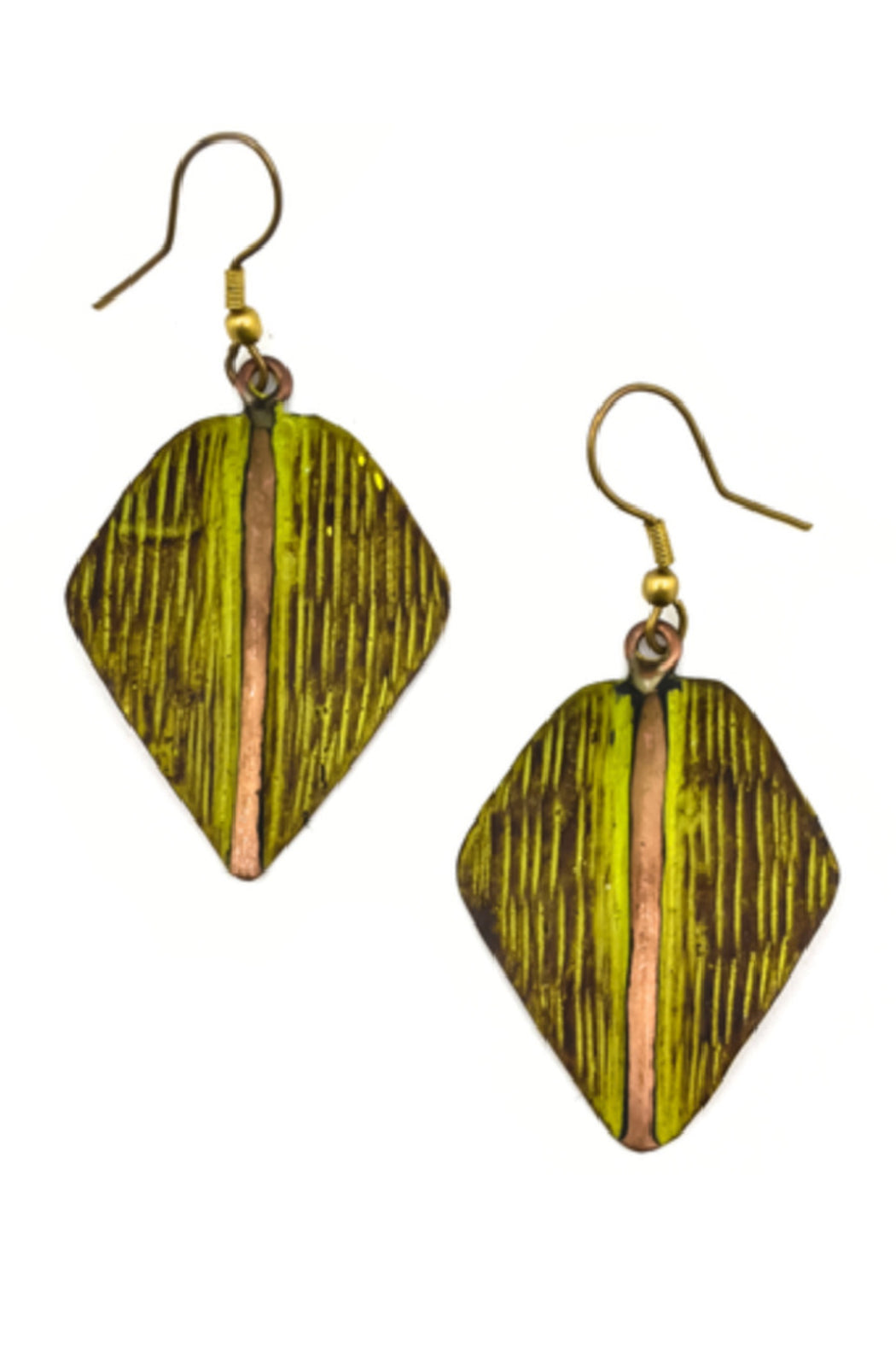 Copper Patina Earrings