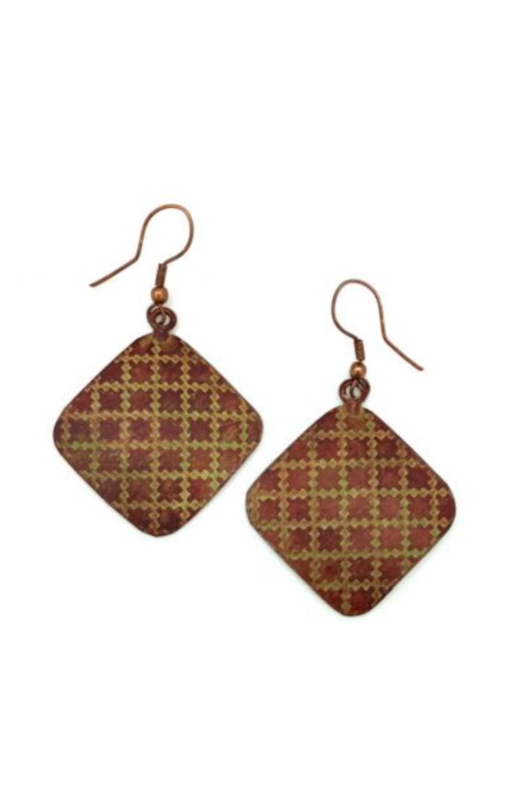 Copper Patina Earrings