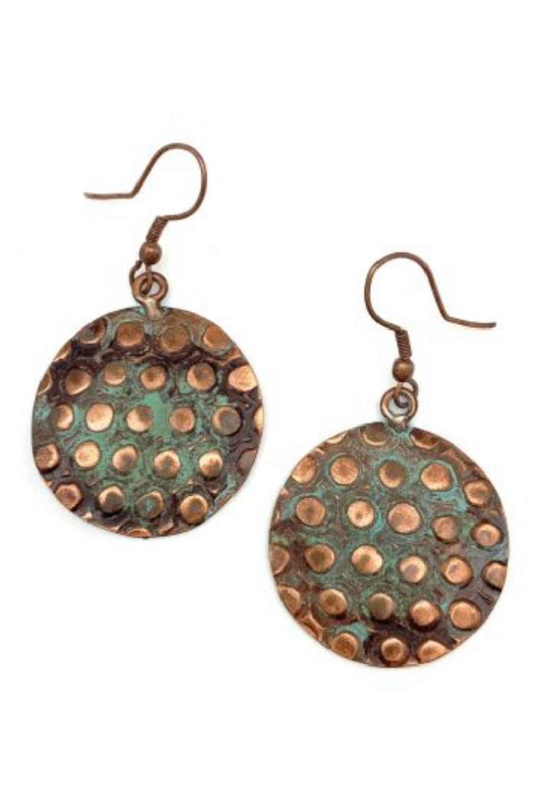 Copper Patina Earrings