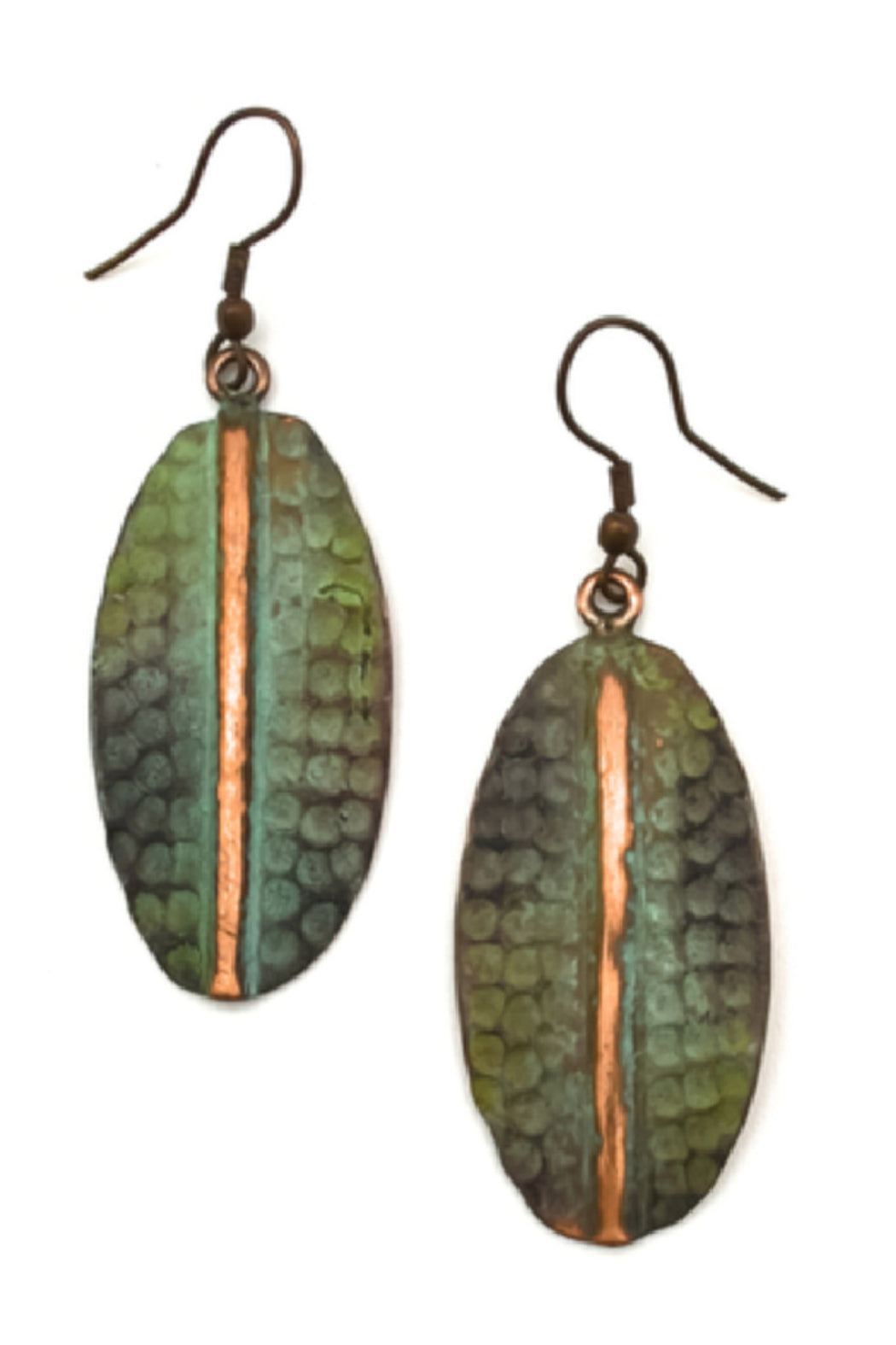 Copper Patina Earrings