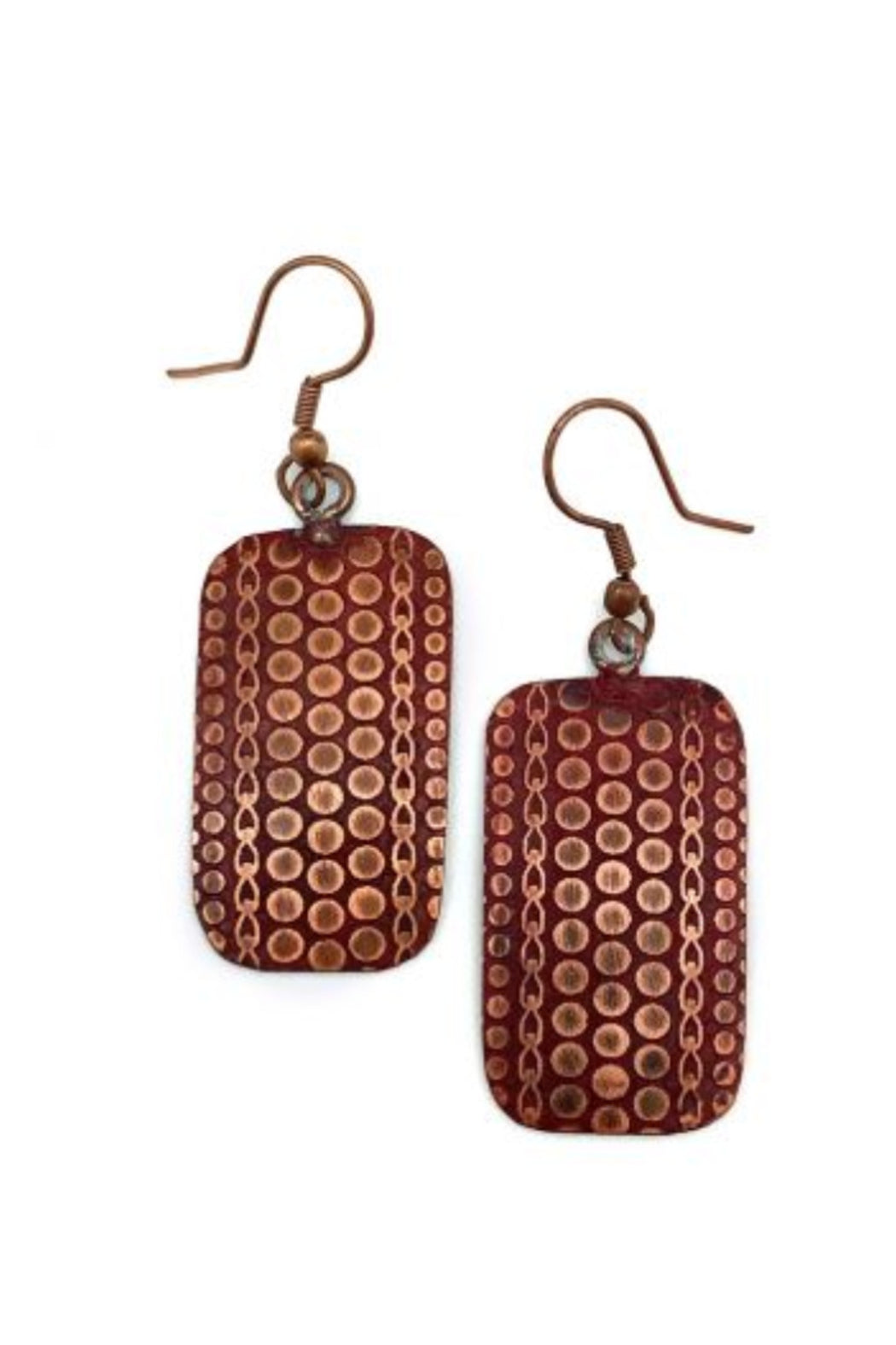 Copper Patina Earrings