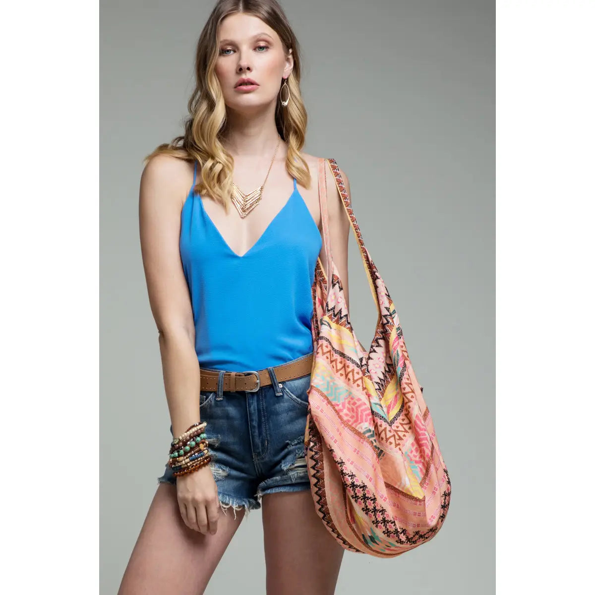 Coral Boho Bag