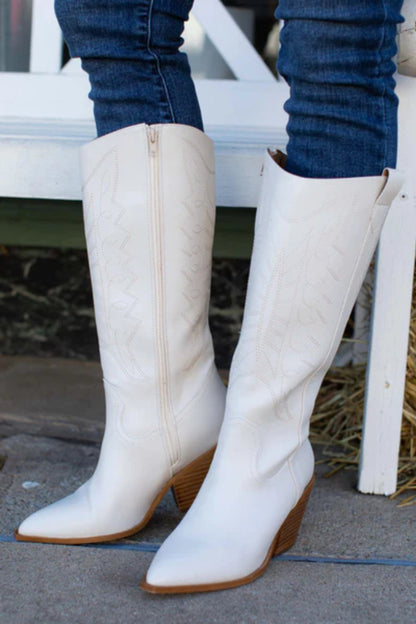 Corky's Howdy Winter White Tall Boot