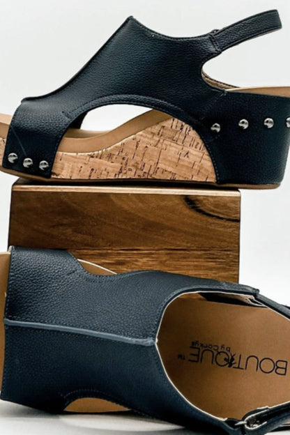 Corkys Carley Wedge - Navy