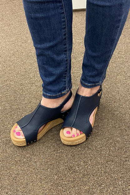 Corkys Carley Wedge - Navy