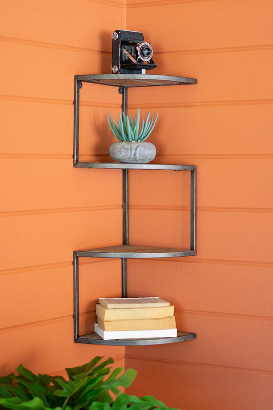 CORNER WALL SHELF