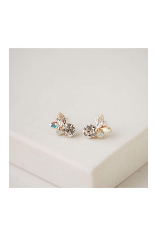CORSAGE POST EARRINGS