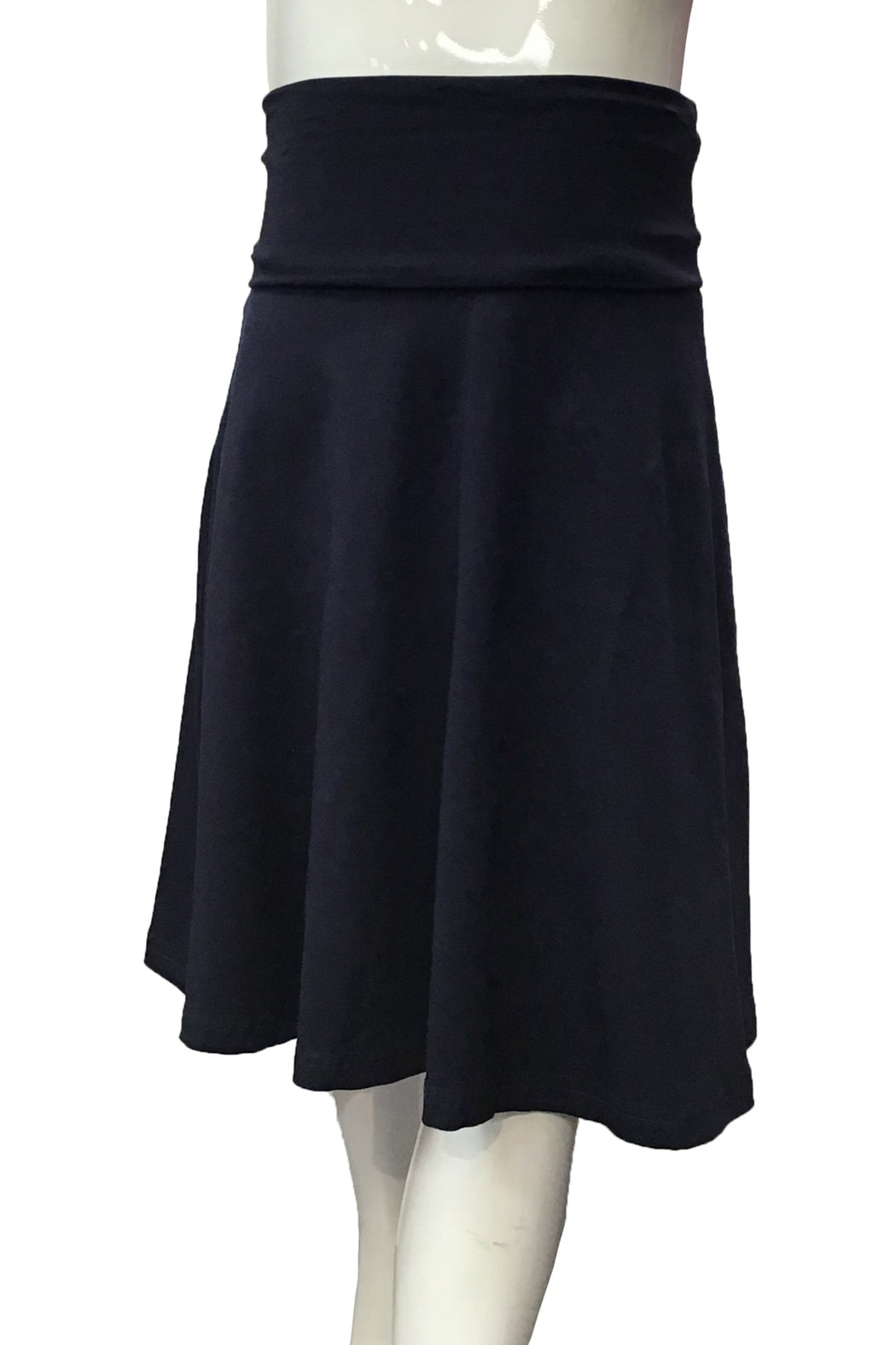 GIRLS COTTON FOLDOVER SKATER SKIRT Model#41460