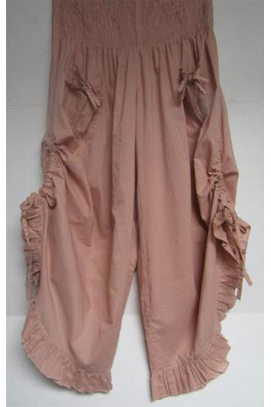 Cotton Ruffled "Pantaloon" Pant