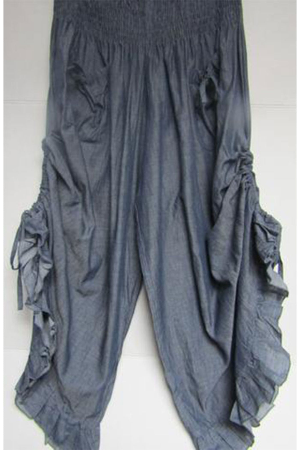 Cotton Ruffled "Pantaloon" Pant