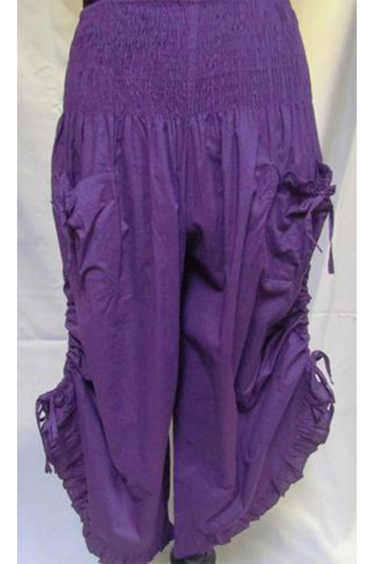 Cotton Ruffled "Pantaloon" Pant