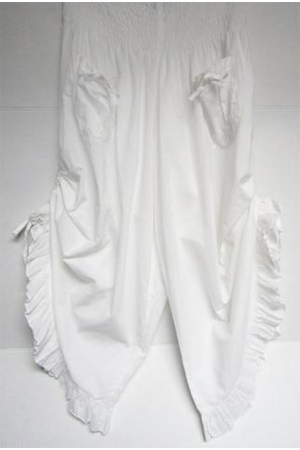 Cotton Ruffled "Pantaloon" Pant