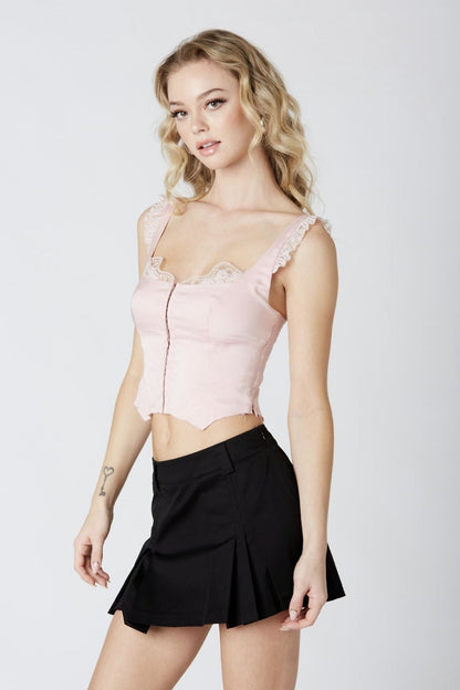 Lace Detail Top