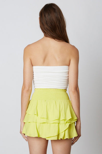 Limon Ruffle Mini Skort