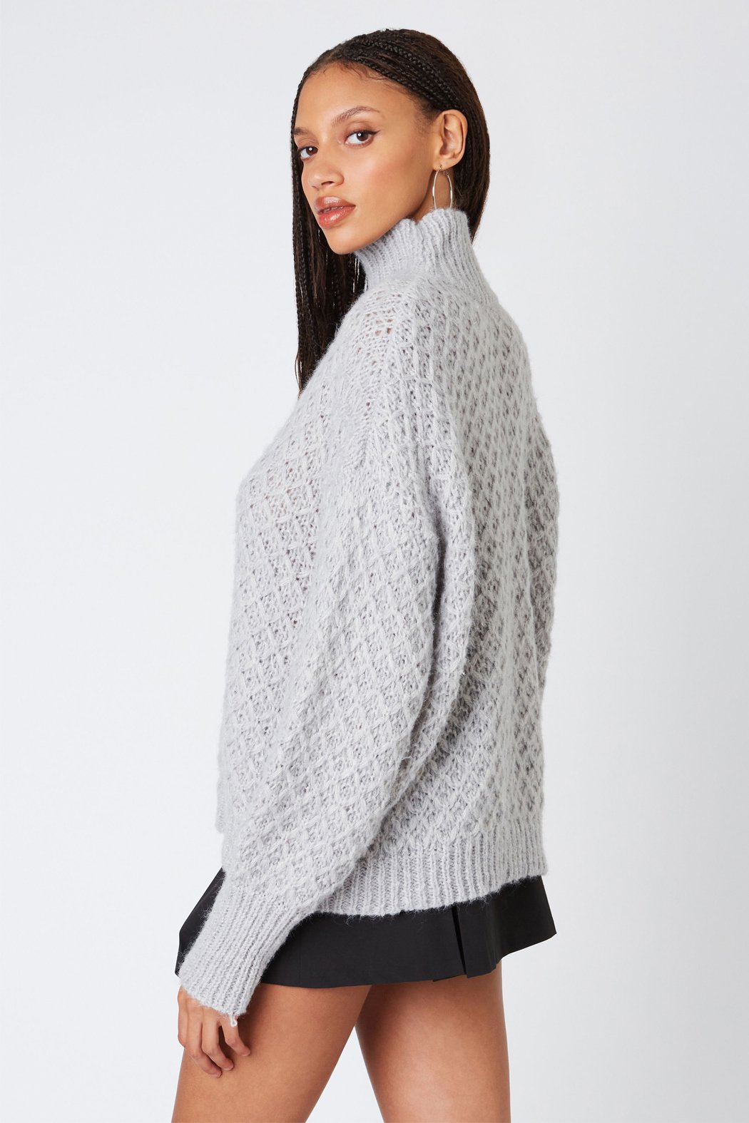 Tessa Textured  Turtleneck