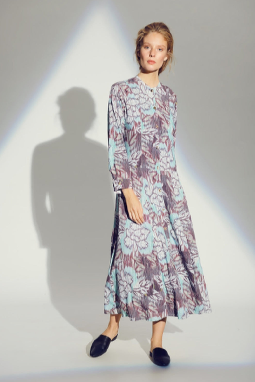 Cracked Peonies Dress